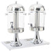 Dozator dublu de suc din oțel inoxidabil 2 x 8 L - WALTI WALTI