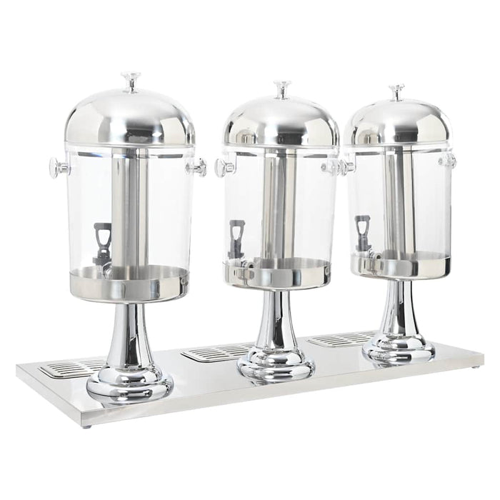 Dozator triplu de suc, oțel inoxidabil, 3 x 8 L - WALTI WALTI