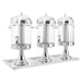 Dozator triplu de suc, oțel inoxidabil, 3 x 8 L - WALTI WALTI