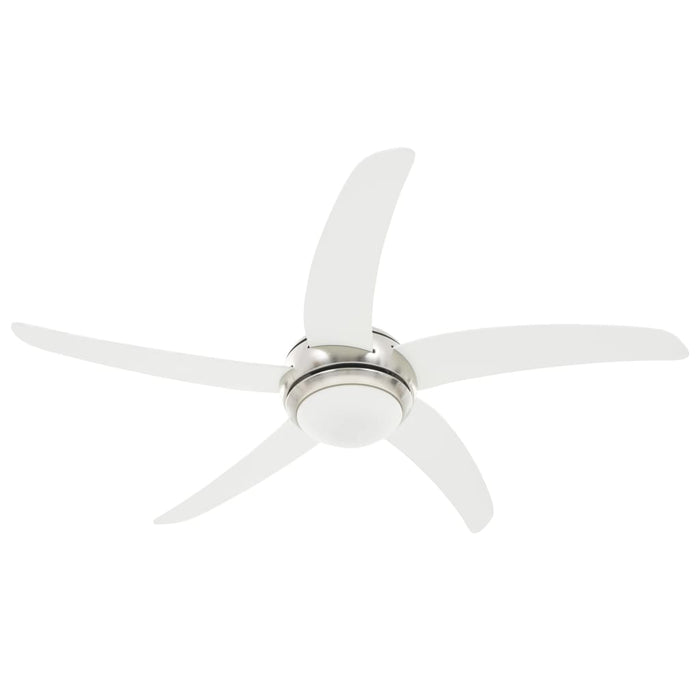Ventilator tavan decorativ cu iluminare, 128 cm, alb - WALTI WALTI