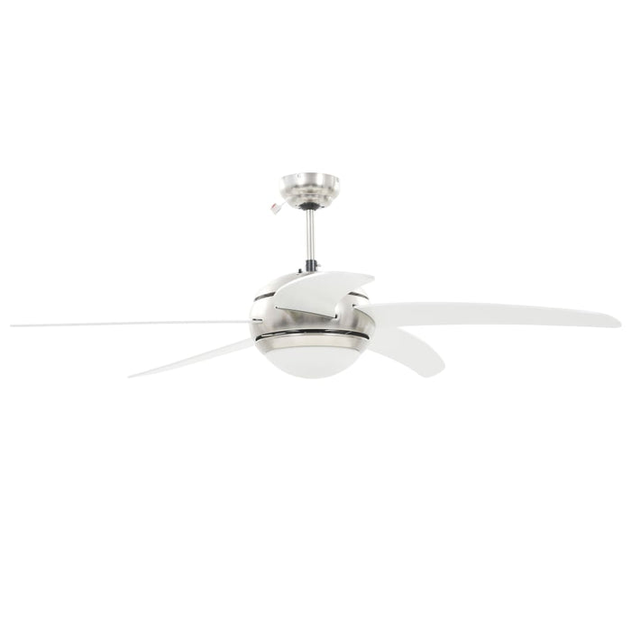 Ventilator tavan decorativ cu iluminare, 128 cm, alb - WALTI WALTI