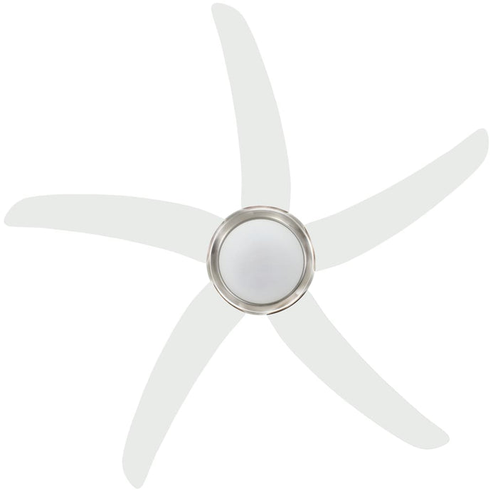 Ventilator tavan decorativ cu iluminare, 128 cm, alb - WALTI WALTI