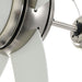 Ventilator tavan decorativ cu iluminare, 128 cm, alb - WALTI WALTI