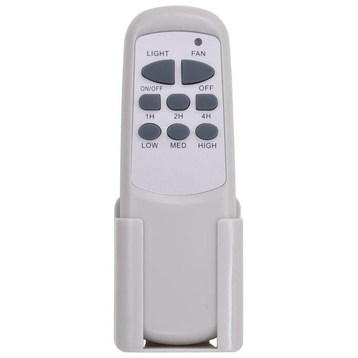 Ventilator tavan decorativ cu iluminare, 128 cm, alb - WALTI WALTI