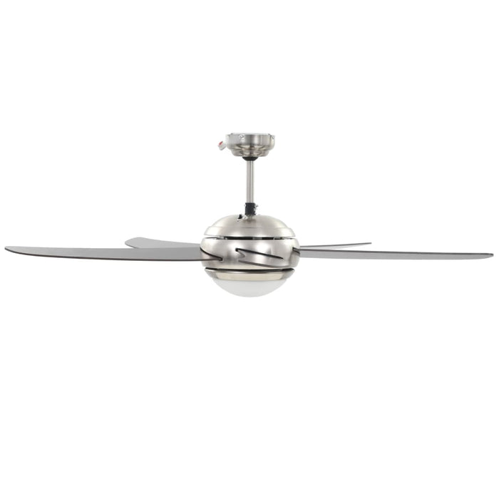 Ventilator tavan decorativ cu iluminare, 128 cm, maro - WALTI WALTI
