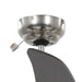Ventilator tavan decorativ cu iluminare, 128 cm, maro - WALTI WALTI