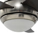 Ventilator tavan decorativ cu iluminare, 128 cm, maro - WALTI WALTI