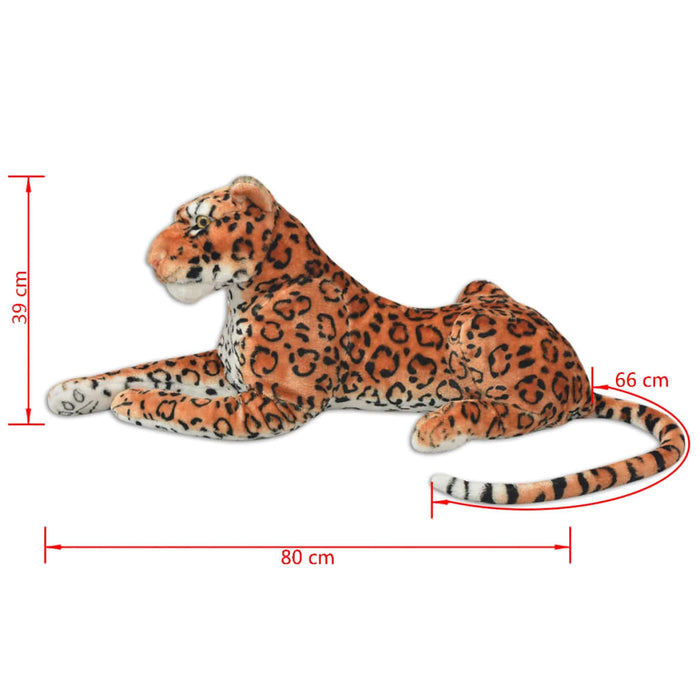 Leopard de jucărie din pluș maro XXL - WALTI WALTI