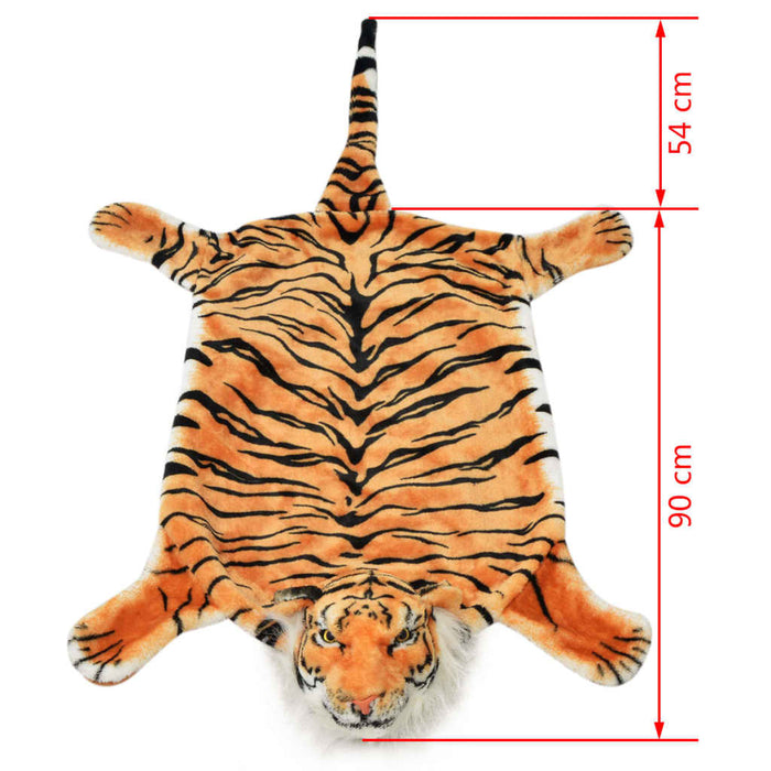 Covor model tigru 144 cm Pluș Maro - WALTI WALTI