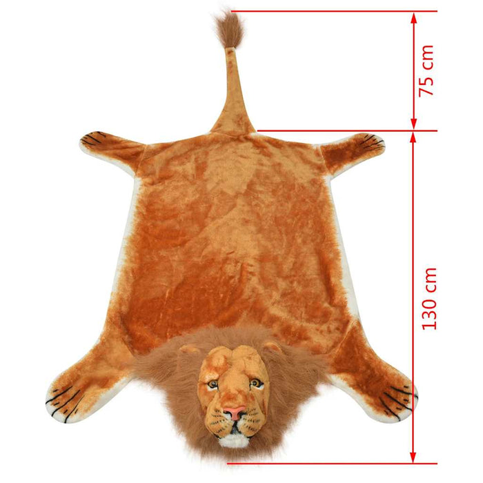Covor cu model leu 205 cm Pluș Maro - WALTI WALTI
