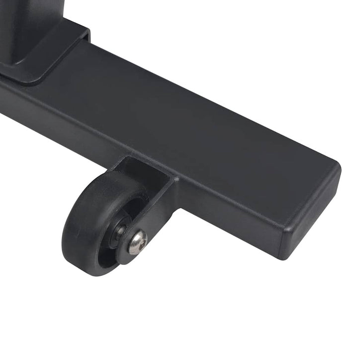 Bicicletă antrenament fitness, cu senzor puls, negru și roșu - WALTI WALTI