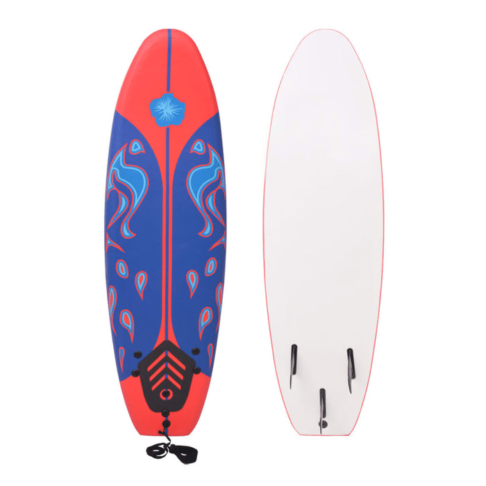 Placă de surf, albastru și roșu, 170 cm - WALTI WALTI