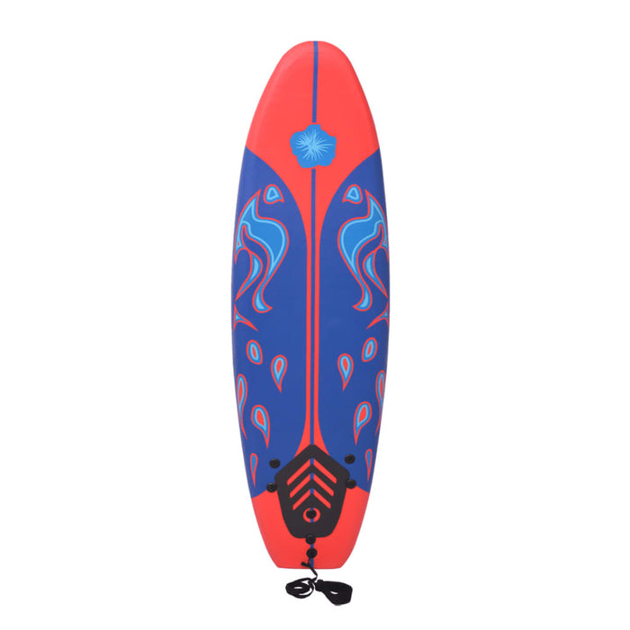 Placă de surf, albastru și roșu, 170 cm - WALTI WALTI