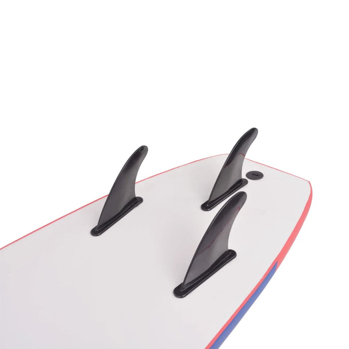 Placă de surf, albastru și roșu, 170 cm - WALTI WALTI