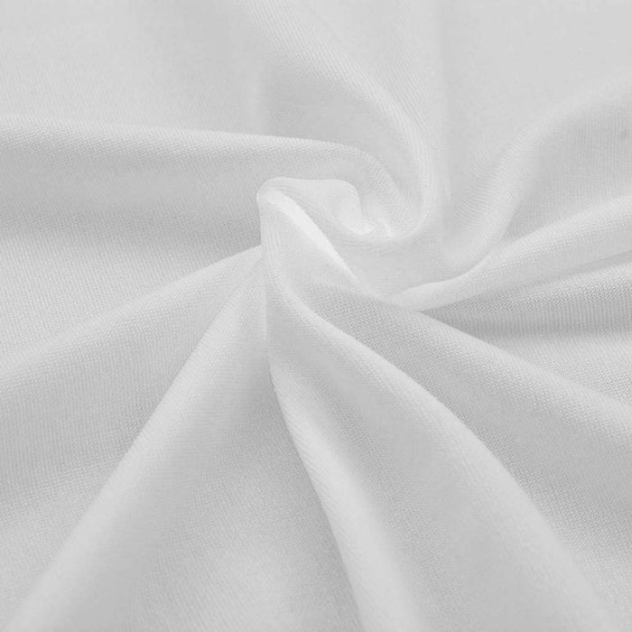 Huse de masă elastice, 183 x 76 x 74 cm, 2 buc, alb - WALTI WALTI