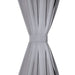 Draperii opace cu ocheți metalici, 2 buc, 135 x 175 cm, gri - WALTI WALTI