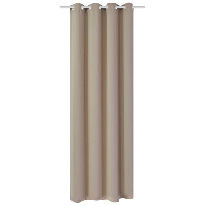 Draperie opacă, ocheți metalici, 270 x 245 cm, crem WALTI