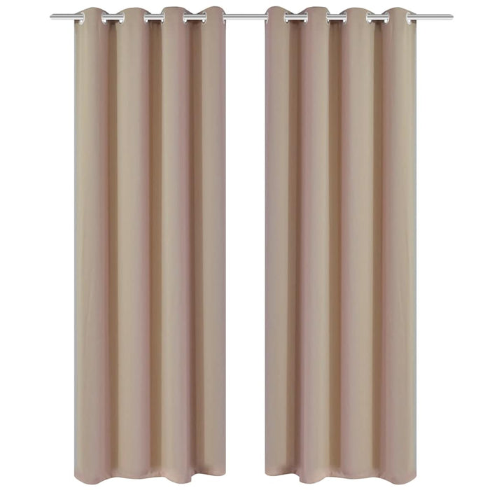 Draperie opacă, ocheți metalici, 270 x 245 cm, crem WALTI