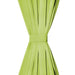 Draperii micro-satin cu bride, 2 buc, verde, 140 x 225 cm - WALTI WALTI