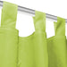 Draperii micro-satin cu bride, 2 buc, verde, 140 x 225 cm - WALTI WALTI