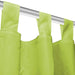 Draperii micro-satin cu bride, 2 buc, 140 x 225 cm, verde - WALTI WALTI