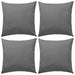 Perne de exterior, 4 buc., gri, 45 x 45 cm - WALTI WALTI