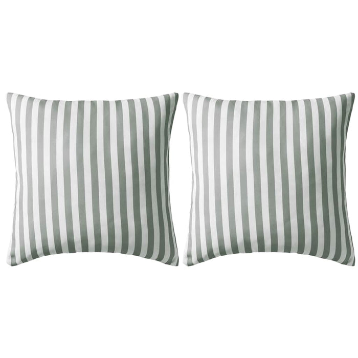 Perne de exterior, 2 buc, imprimeu dungi, 45 x 45 cm, gri - WALTI WALTI