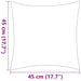 Perne de exterior, 2 buc, imprimeu dungi, 45 x 45 cm, gri - WALTI WALTI