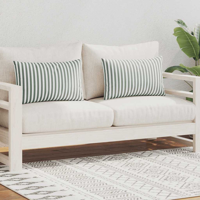 Perne de exterior, 2 buc., gri, 60 x 40 cm, imprimeu dungi - WALTI WALTI