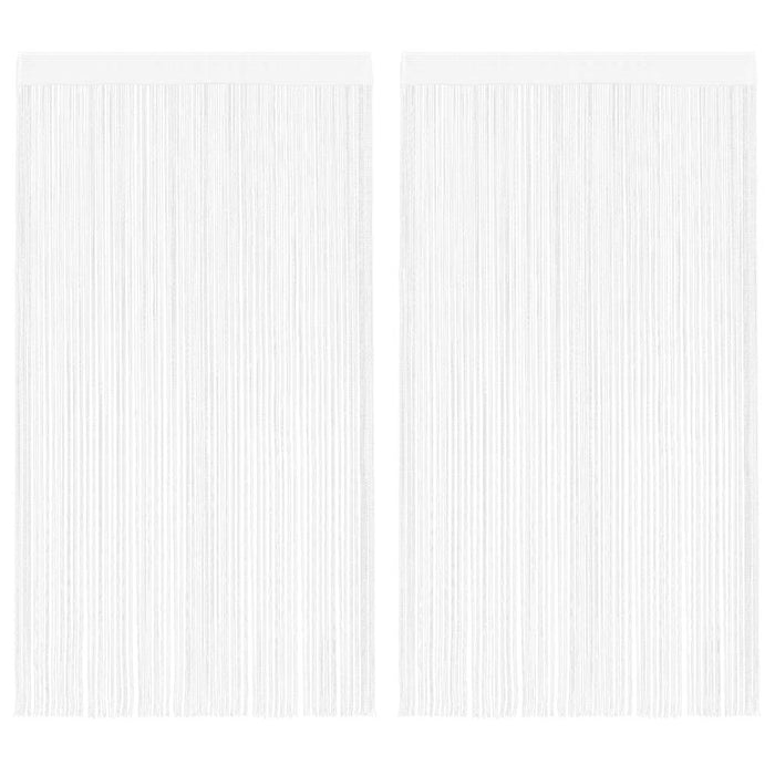 Draperii franjuri, 2 buc., 100 x 250 cm, alb - WALTI WALTI