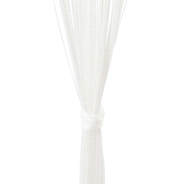 Draperii franjuri, 2 buc., 100 x 250 cm, alb - WALTI WALTI