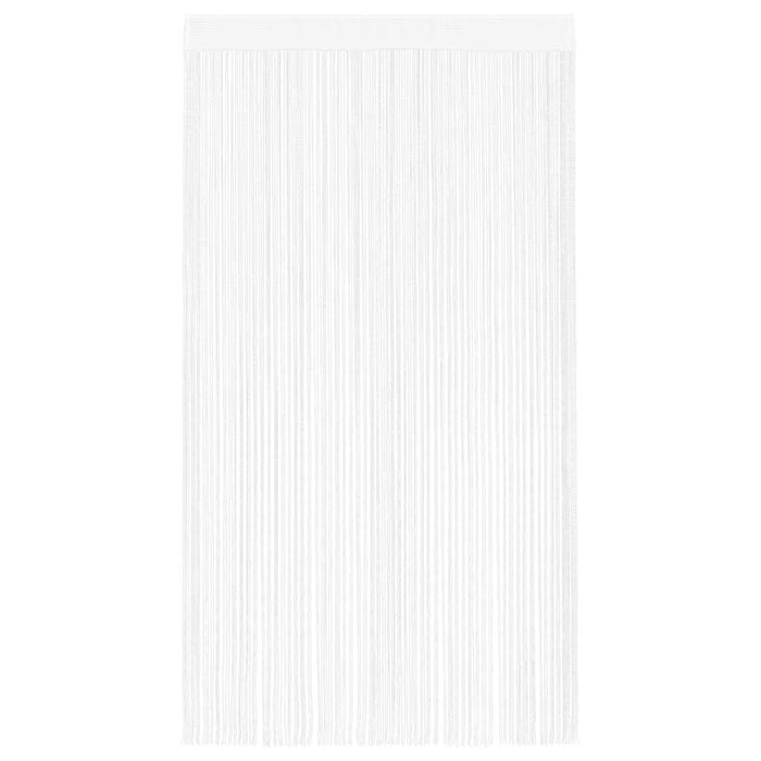 Draperii cu franjuri, 2 buc., 140 x 250 cm, alb - WALTI WALTI