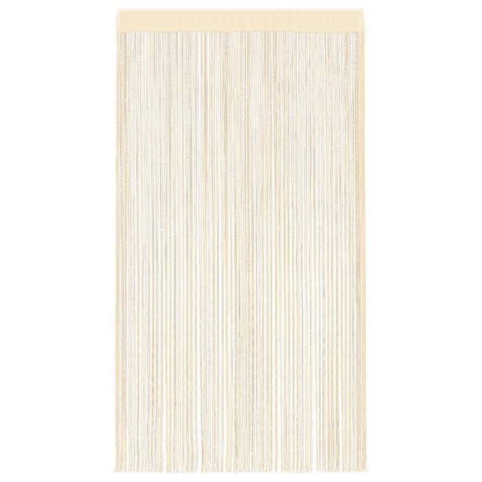 Draperii cu franjuri, 2 buc., 140 x 250 cm, crem - WALTI WALTI