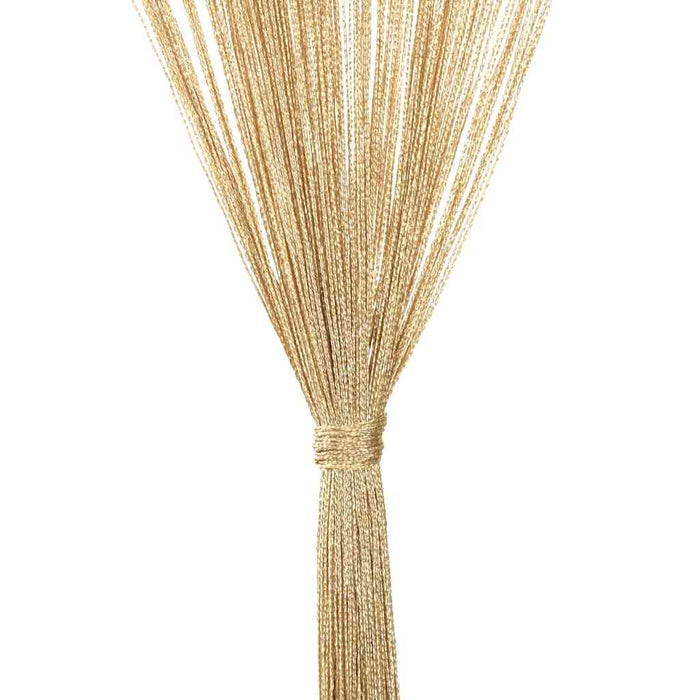 Draperii cu franjuri, 2 buc., 100 x 250 cm, bej - WALTI WALTI