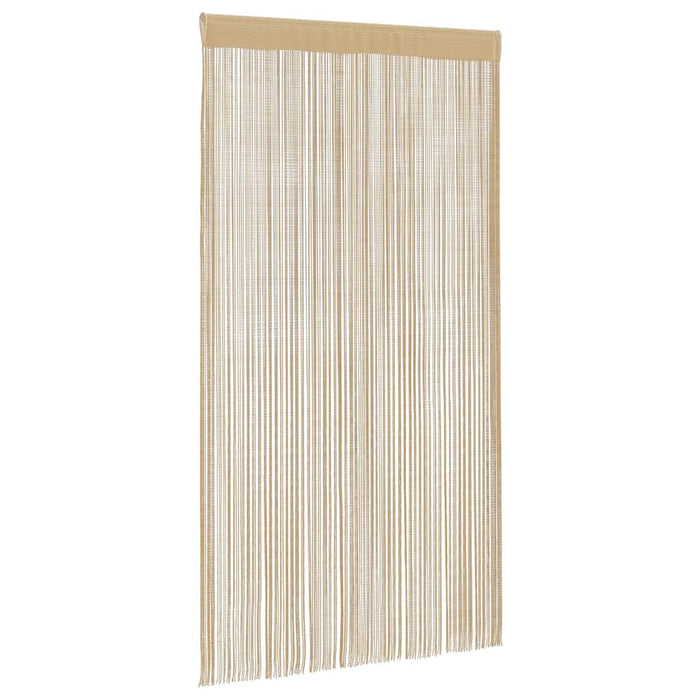 Draperii cu franjuri, 2 buc., 140 x 250 cm, bej - WALTI WALTI