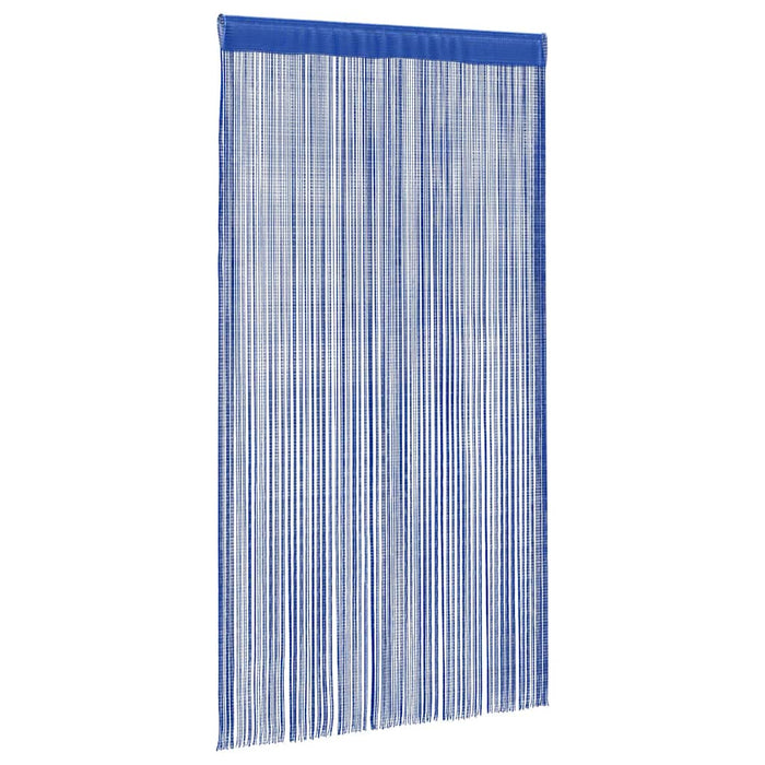 Draperii cu franjuri, 2 buc., 100 x 250 cm, albastru - WALTI WALTI
