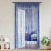 Draperii cu franjuri, 2 buc., 140 x 250 cm, albastru - WALTI WALTI