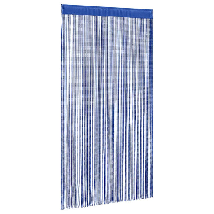 Draperii cu franjuri, 2 buc., 140 x 250 cm, albastru - WALTI WALTI