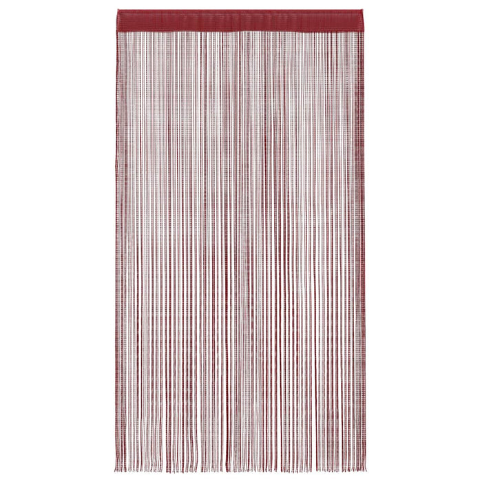 Draperii cu franjuri, 2 buc., 100 x 250 cm, roșu burgund - WALTI WALTI