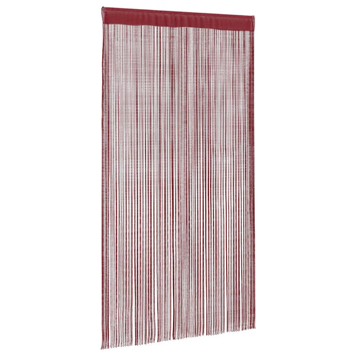 Draperii cu franjuri, 2 buc., 140 x 250 cm, roșu burgund - WALTI WALTI