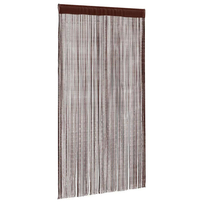 Draperii cu franjuri, 2 buc., 140 x 250 cm, maro - WALTI WALTI