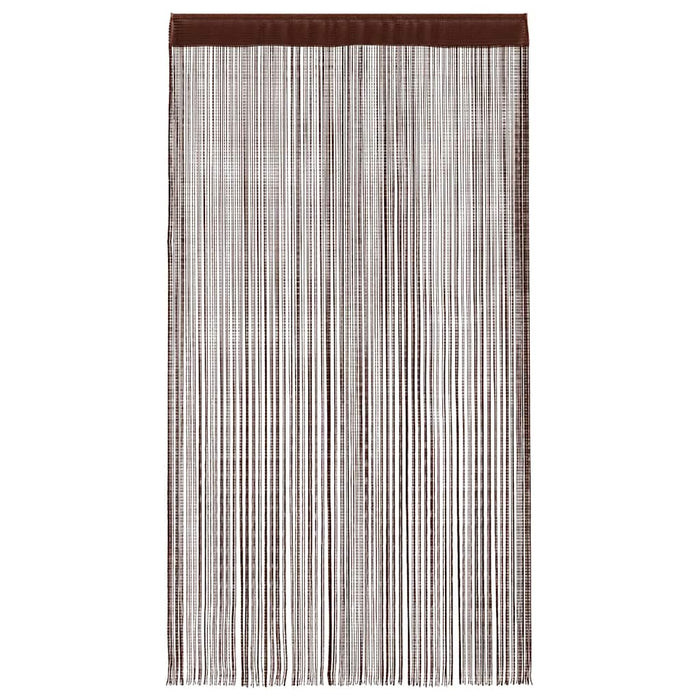 Draperii cu franjuri, 2 buc., 140 x 250 cm, maro - WALTI WALTI