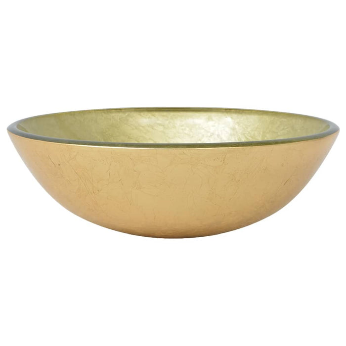 Chiuvetă din sticlă securizată, 42 cm, auriu WALTI