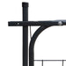 Poartă pentru gard de de gradină 100 x 100 cm antracit - WALTI WALTI