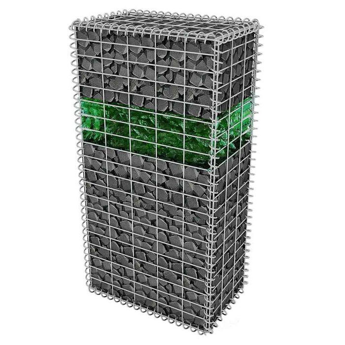 Pietre gabion sticlă 60-120 mm 25 kg, Verde - WALTI WALTI