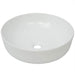 Chiuvetă de baie din ceramică, rotundă, 41,5 x 13,5 cm, alb - WALTI WALTI