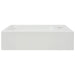 Chiuvetă ceramică dreptunghiulară cu preaplin 46x25,5x12 cm alb - WALTI WALTI