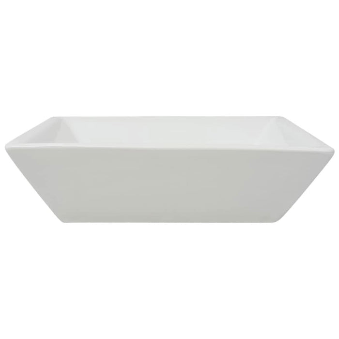 Chiuvetă ceramică pătrată, alb, 41,5 x 41,5 x 12 cm - WALTI WALTI