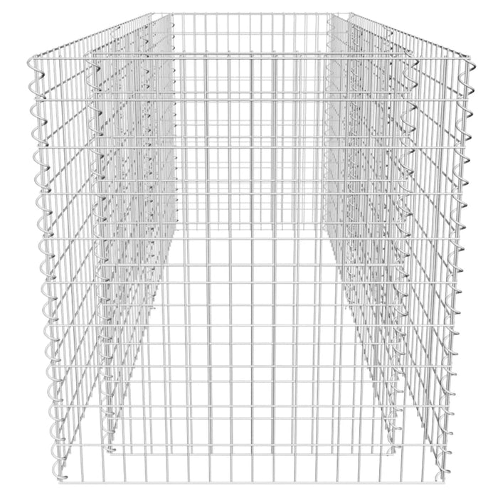 Strat înălțat gabion, argintiu, 180 x 90 x 100 cm, oțel - WALTI WALTI