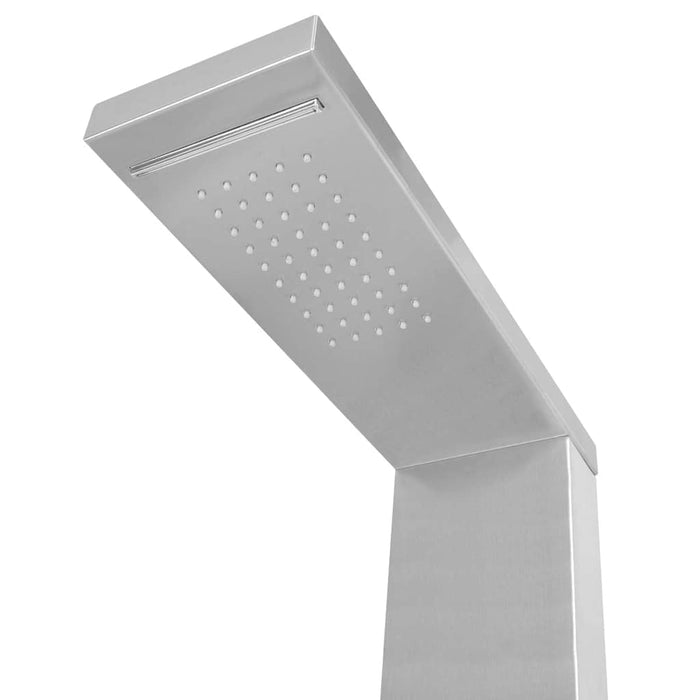 Sistem panel de duș, pătrat, oțel inoxidabil - WALTI WALTI